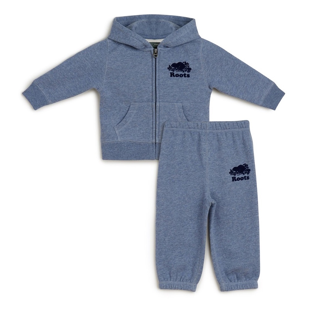 ROOTS BABY FULL ZIP HOODIE & SWEATPANT